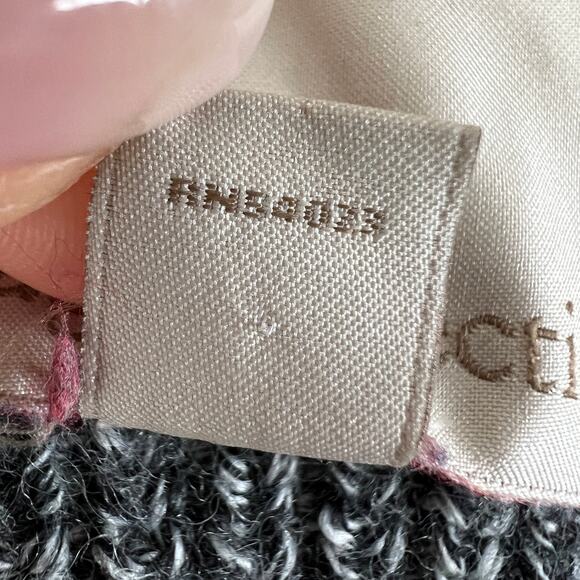 Banana Republic Heritage Collection Gray Marled Knit Long Sleeve Sweater S Small - Picture 7 of 8